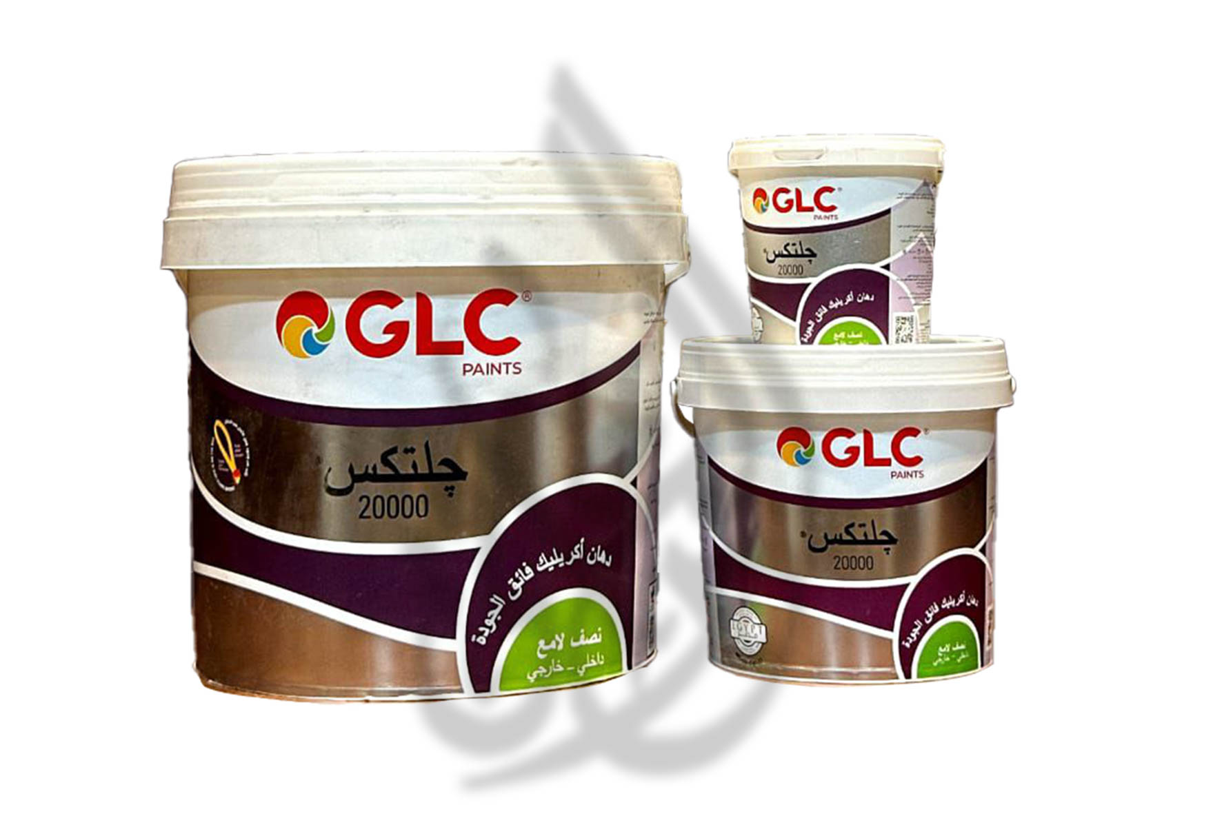 GLC طلاء بلاستيك حوائط نصف لامع